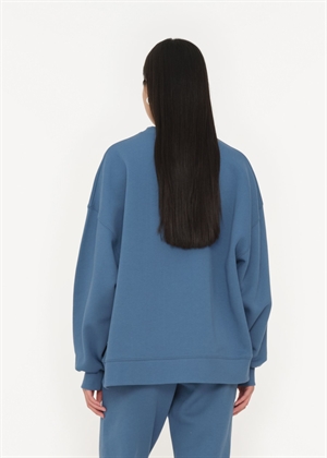 Iris Heavy crewneck sweat Blue Horizon ROTATE SUNDAY